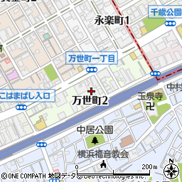 神奈川県横浜市南区万世町周辺の地図