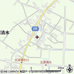 滋賀県高島市今津町深清水1047周辺の地図