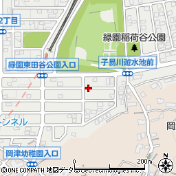 神奈川県横浜市泉区緑園1丁目周辺の地図
