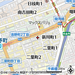 神奈川県横浜市南区吉野町2丁目5周辺の地図