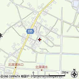 滋賀県高島市今津町深清水981周辺の地図