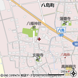 滋賀県長浜市八島町516周辺の地図