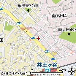 神奈川県横浜市南区南太田4丁目4周辺の地図