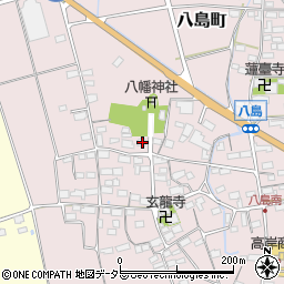 滋賀県長浜市八島町534周辺の地図