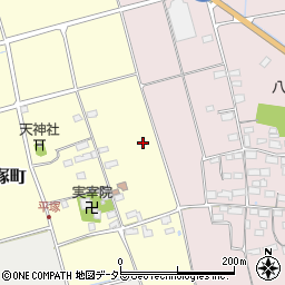 滋賀県長浜市平塚町周辺の地図