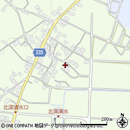 滋賀県高島市今津町深清水987周辺の地図