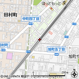 神奈川県厚木市旭町1丁目13周辺の地図