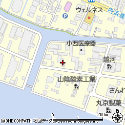 鳥取県米子市旗ヶ崎2210周辺の地図