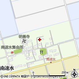 滋賀県長浜市湖北町南速水78周辺の地図