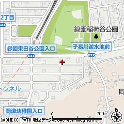 チケパ横浜緑園第１駐車場周辺の地図