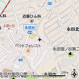 神奈川県横浜市南区永田台1-27周辺の地図