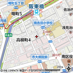 神奈川県横浜市南区高根町3丁目18周辺の地図