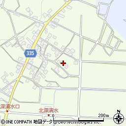 滋賀県高島市今津町深清水1045周辺の地図