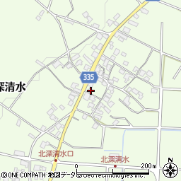 滋賀県高島市今津町深清水975周辺の地図