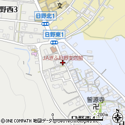 JAぎふ日野支店前周辺の地図
