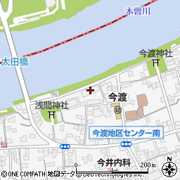 関西電力株式会社　今渡電力所周辺の地図