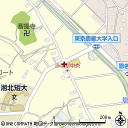 湘北短大入口周辺の地図