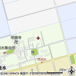 滋賀県長浜市湖北町南速水周辺の地図