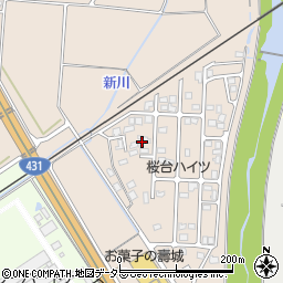 鳥取県米子市桜台周辺の地図