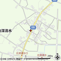 滋賀県高島市今津町深清水961周辺の地図