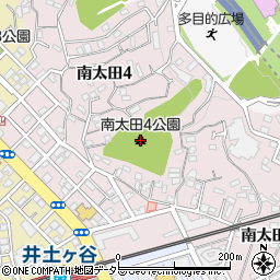 南太田４公園周辺の地図