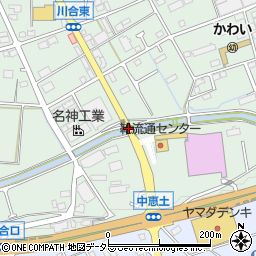 川合小橋周辺の地図
