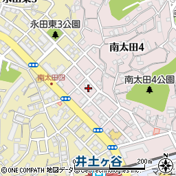 神奈川県横浜市南区南太田4丁目7周辺の地図