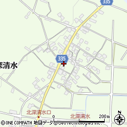 滋賀県高島市今津町深清水976周辺の地図