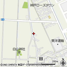 岐阜県安八郡神戸町田348周辺の地図