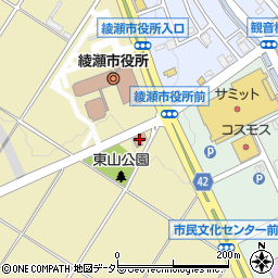 大和警察署綾瀬地区交番周辺の地図
