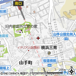 Ｄ－ＷＡＬＬ山手周辺の地図