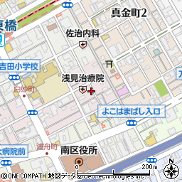 〒232-0023 神奈川県横浜市南区白妙町の地図
