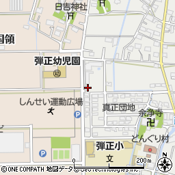 岐阜県本巣市政田2210周辺の地図