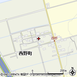 〒526-0255 滋賀県長浜市西野町の地図