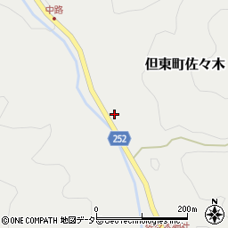 兵庫県豊岡市但東町佐々木430周辺の地図