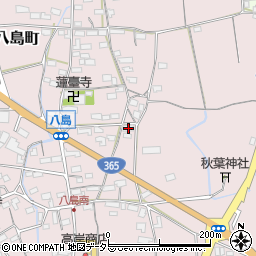 滋賀県長浜市八島町966-1周辺の地図