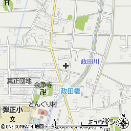 岐阜県本巣市政田2382周辺の地図