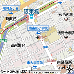 神奈川県横浜市南区高根町3丁目18-8周辺の地図
