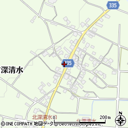 滋賀県高島市今津町深清水972周辺の地図