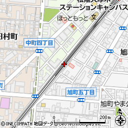 神奈川県厚木市旭町1丁目12周辺の地図