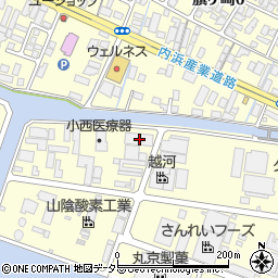鳥取県米子市旗ヶ崎2022周辺の地図