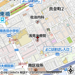 名鉄協商横浜白妙町駐車場周辺の地図