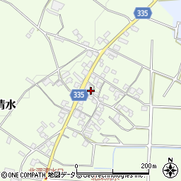 滋賀県高島市今津町深清水1051周辺の地図