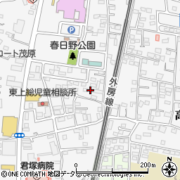 千葉県茂原市高師164周辺の地図