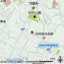 綾瀬市役所　中村地区センター周辺の地図