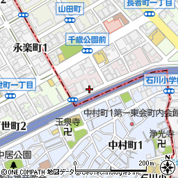 神奈川県横浜市中区三吉町周辺の地図