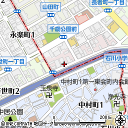 神奈川県横浜市中区三吉町周辺の地図