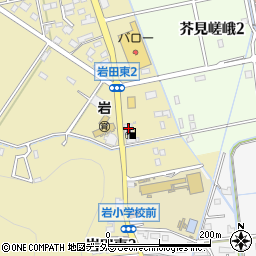 東和石油販売株式会社　セルフ岩田周辺の地図