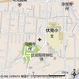 岐阜県可児郡御嵩町伏見513周辺の地図