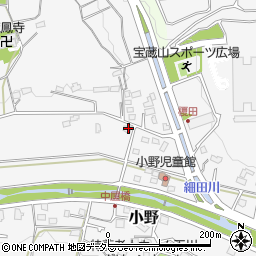 神奈川県厚木市小野2387周辺の地図